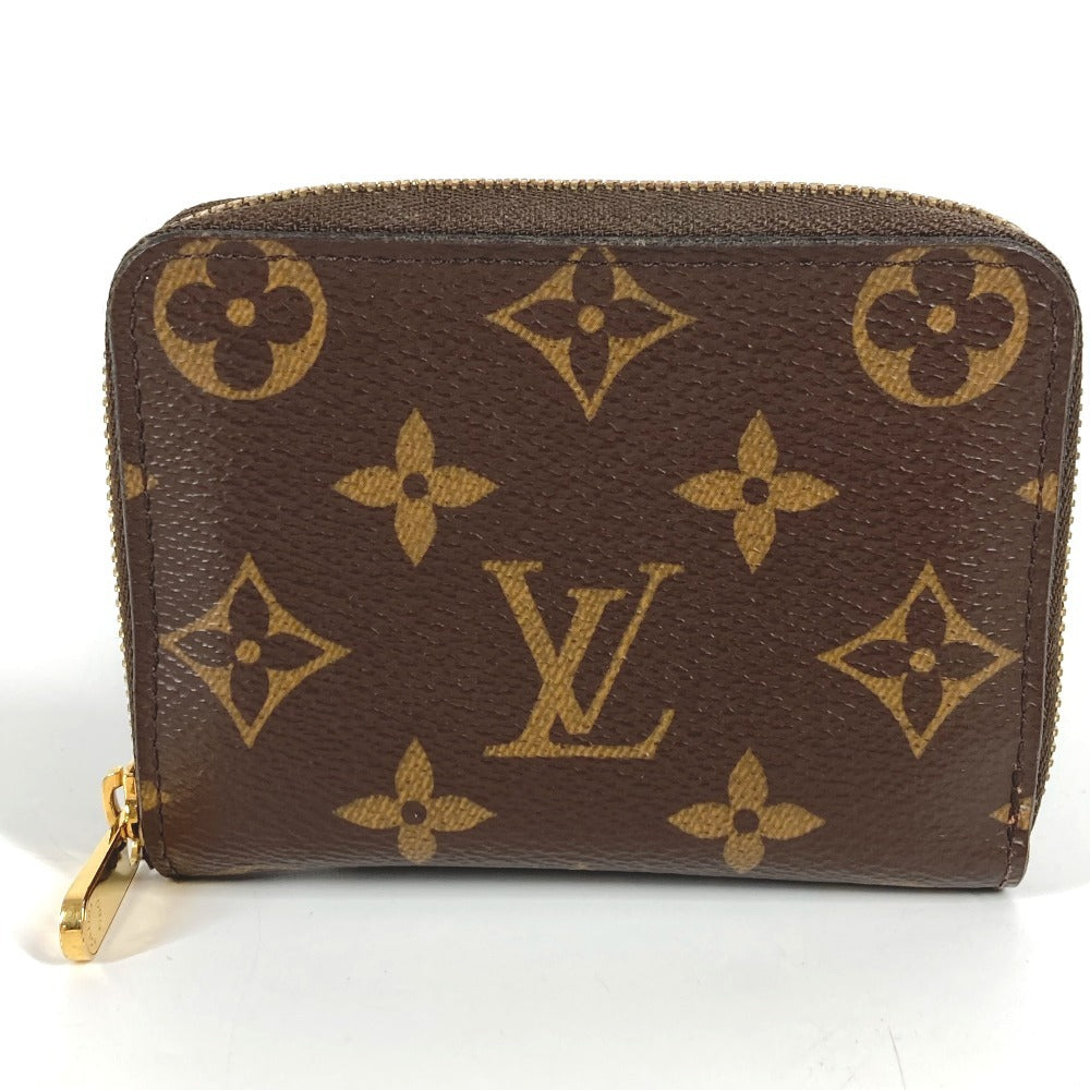 LOUIS VUITTON M60067 Monogram Zippy Coin Purse Coin Purse Wallet Round Zipper Coin Case Monogram Canvas Unisex Brown