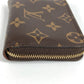 LOUIS VUITTON M60067 Monogram Zippy Coin Purse Coin Purse Wallet Round Zipper Coin Case Monogram Canvas Unisex Brown