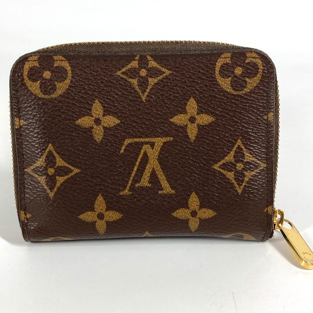 LOUIS VUITTON M60067 Monogram Zippy Coin Purse Coin Purse Wallet Round Zipper Coin Case Monogram Canvas Unisex Brown