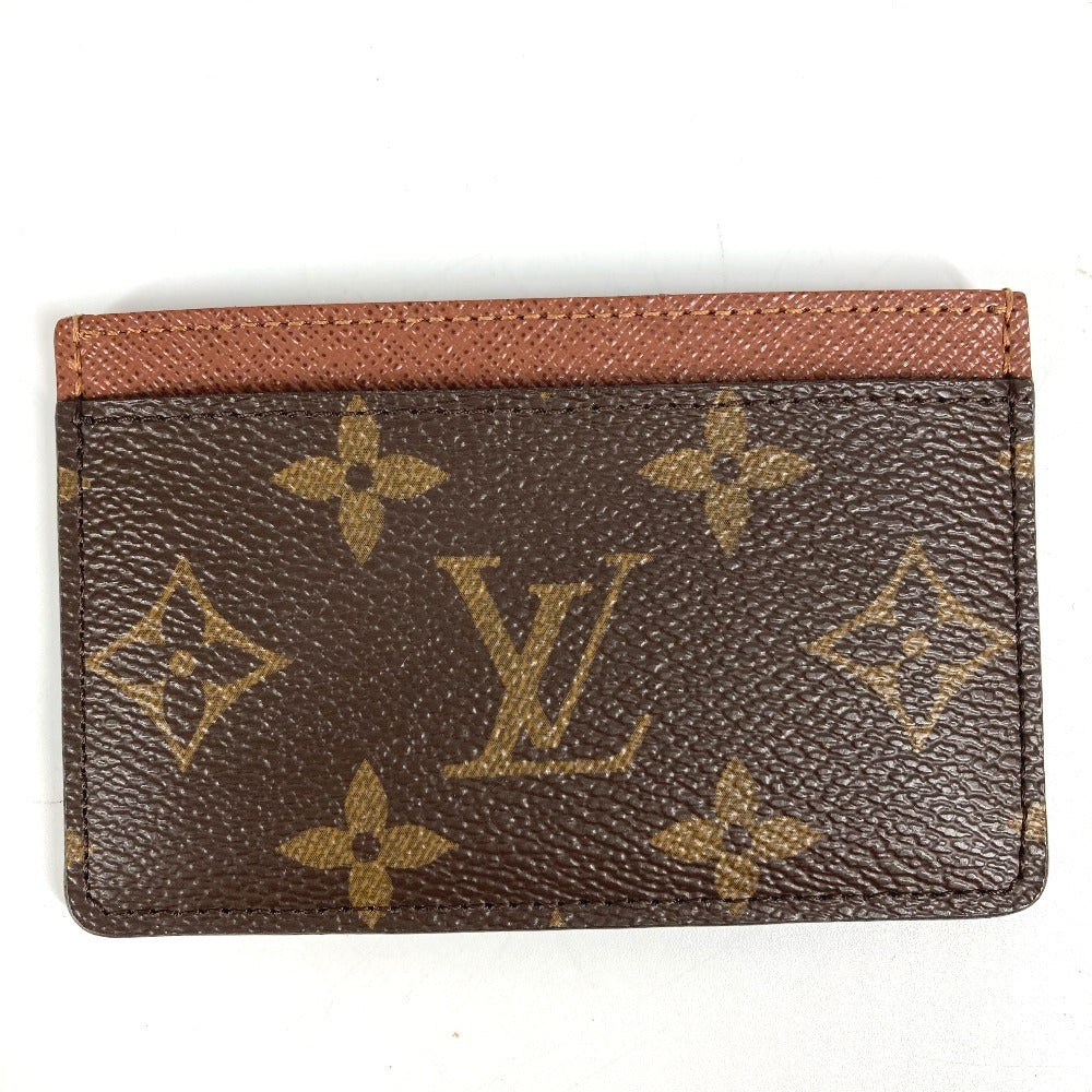 LOUIS VUITTON M61733 モノグラム カードケース ポルト カルト･サーンプル 名刺入れ パスケース カードケース モノグラムキャンバス ユニセックス アルマニャック ブラウン