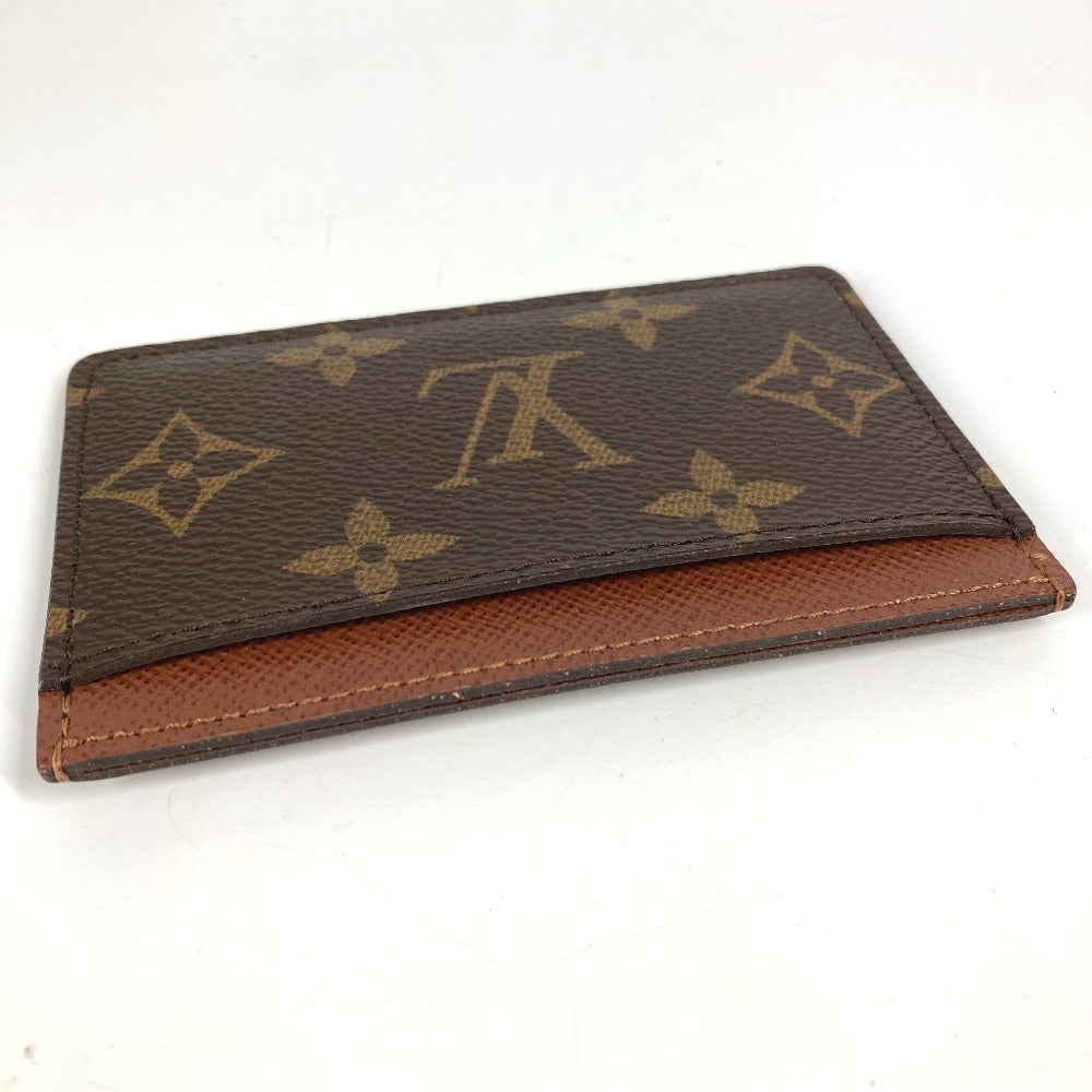 LOUIS VUITTON M61733 モノグラム カードケース ポルト カルト･サーンプル 名刺入れ パスケース カードケース モノグラムキャンバス ユニセックス アルマニャック ブラウン
