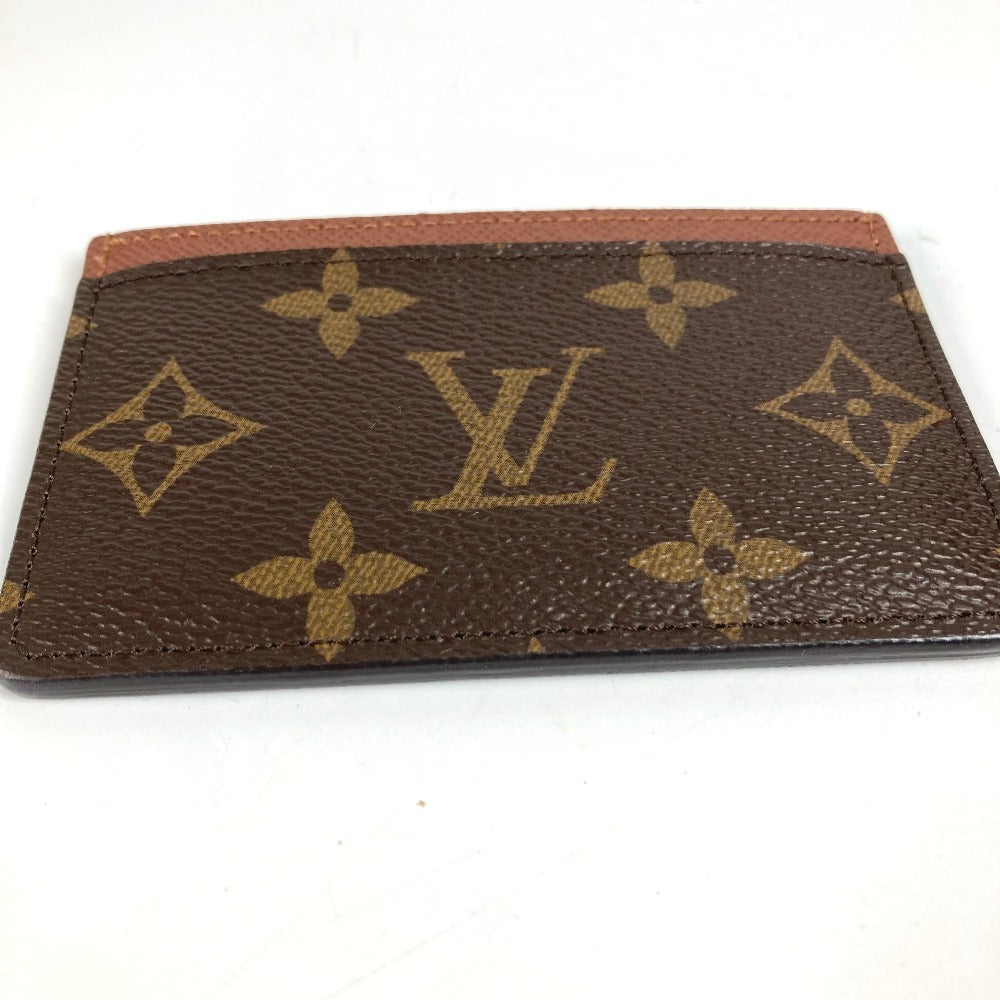LOUIS VUITTON M61733 モノグラム カードケース ポルト カルト･サーンプル 名刺入れ パスケース カードケース モノグラムキャンバス ユニセックス アルマニャック ブラウン