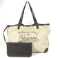 GUCCI 247207 With Pouch Logo Bag Tote Bag Shoulder Boston Bag Shoulder Bag Leather/Canvas Unisex Beige