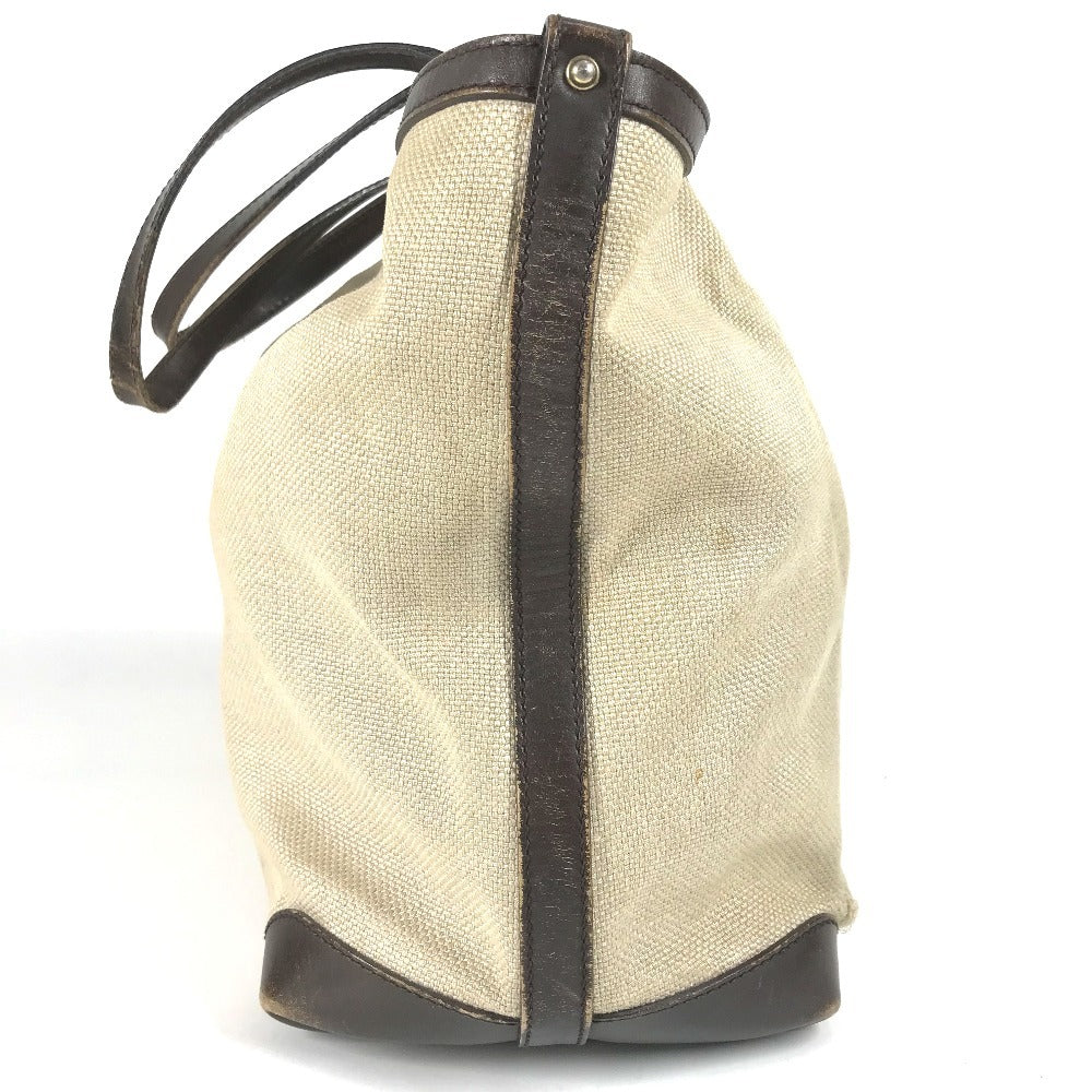 GUCCI 247207 With Pouch Logo Bag Tote Bag Shoulder Boston Bag Shoulder Bag Leather/Canvas Unisex Beige