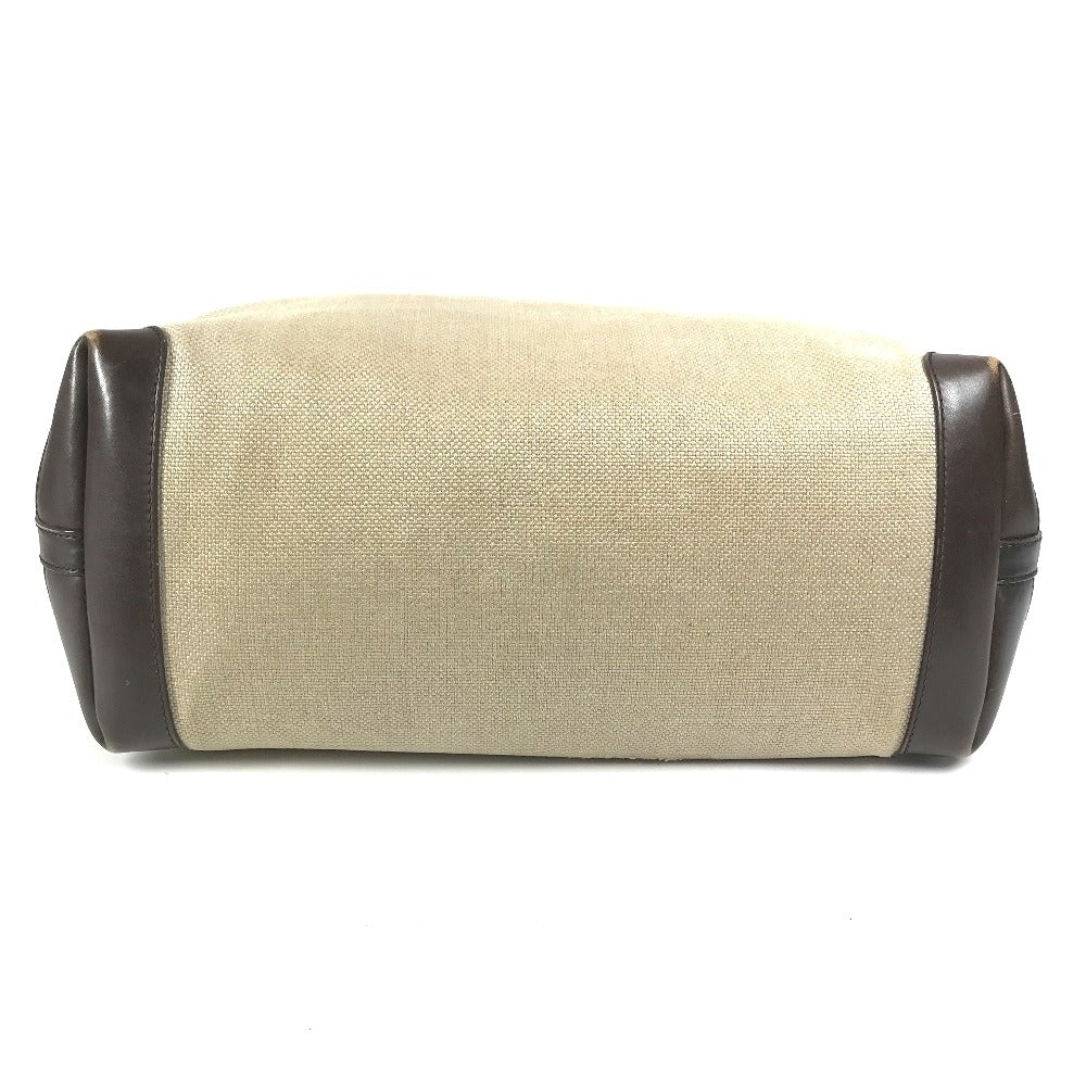 GUCCI 247207 With Pouch Logo Bag Tote Bag Shoulder Boston Bag Shoulder Bag Leather/Canvas Unisex Beige