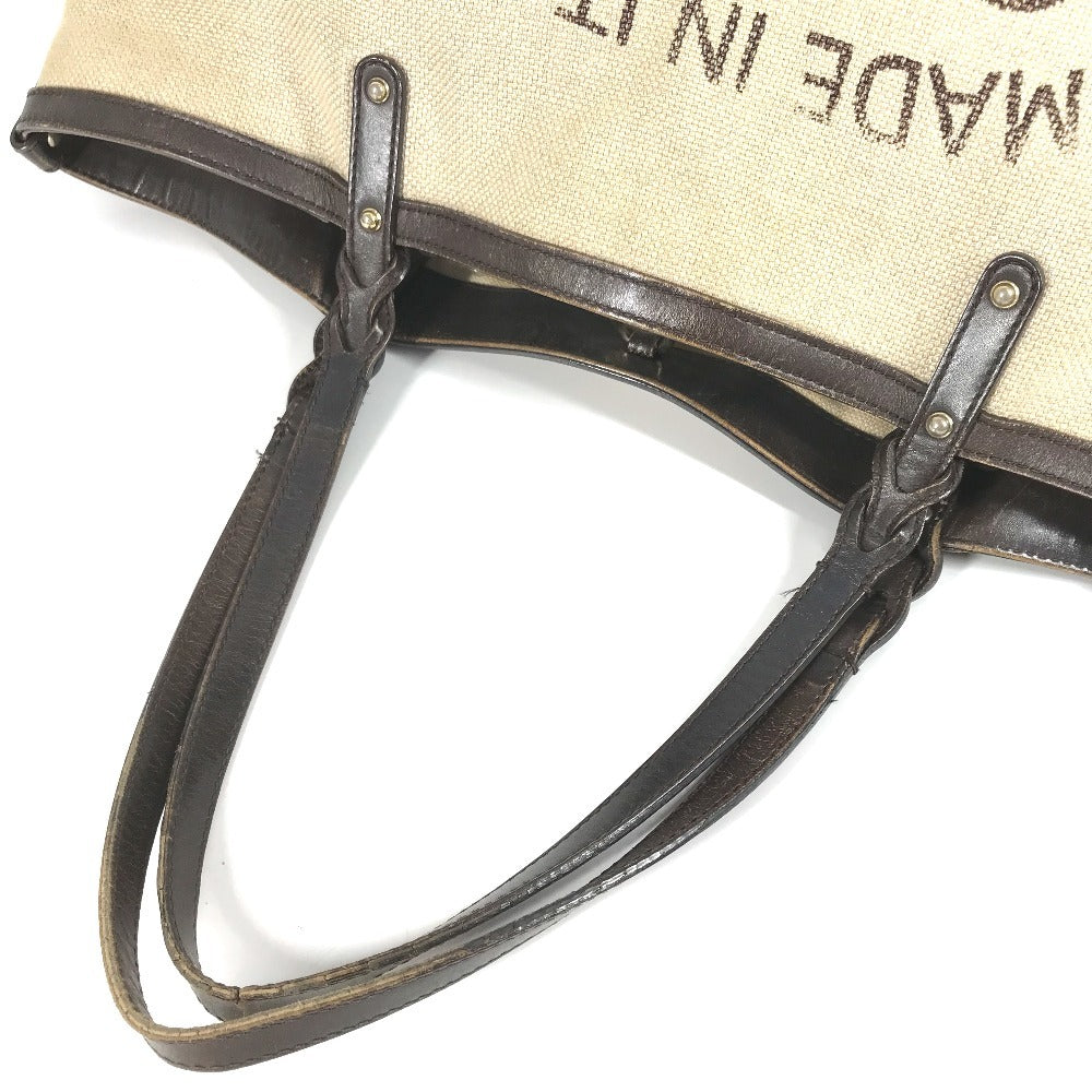 GUCCI 247207 With Pouch Logo Bag Tote Bag Shoulder Boston Bag Shoulder Bag Leather/Canvas Unisex Beige