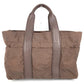 HERMES Acapulco Tote MM Tote MM Tote Bag Bolso Bolso Cuero/Nylon Unisex Marrón
