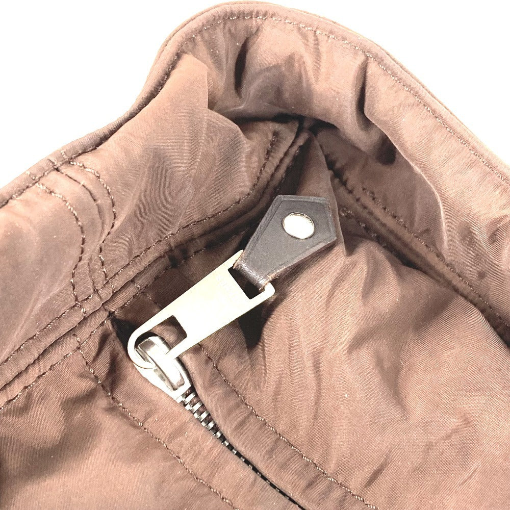 HERMES Acapulco Tote MM Tote MM Tote Bag Bolso Bolso Cuero/Nylon Unisex Marrón