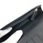 BVLGARI Logo Millerige Long Wallet Bifold Long Wallet PVC/Leather Unisex Black