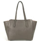 GUCCI 354408 Bicolor Logo Swing Bag Tote Bag Shoulder Bag Leather Unisex Gray