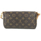 Louis Vuitton M40717 Monogram kegemaran PM 2Way beg beg tangan beg bahu beg bahu monogram kanvas wanita coklat