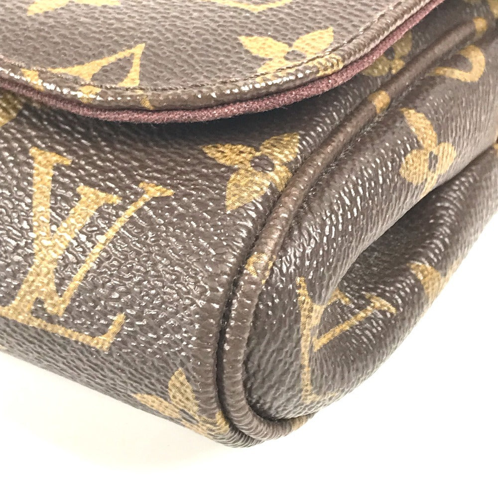 Louis Vuitton M40717 Monogram kegemaran PM 2Way beg beg tangan beg bahu beg bahu monogram kanvas wanita coklat