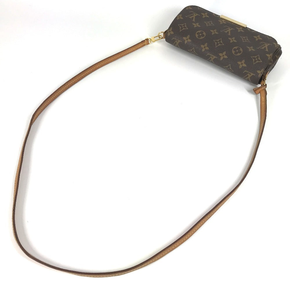 Louis Vuitton M40717 Monogram kegemaran PM 2Way beg beg tangan beg bahu beg bahu monogram kanvas wanita coklat