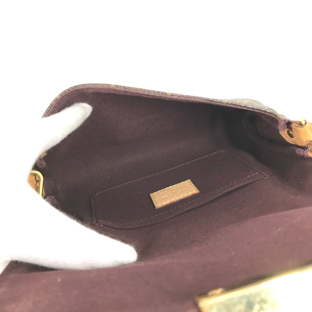 Louis Vuitton M40717 Monogram kegemaran PM 2Way beg beg tangan beg bahu beg bahu monogram kanvas wanita coklat