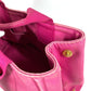 Prada Logo Canapa Bag Tote Bag Handbag Canvas Ladies Pink
