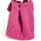 Prada Logo Canapa Bag Tote Bag Handbag Canvas Ladies Pink
