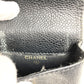 Chanel A13511 CC Coco Mark Logo Rokok Kes Kantung Aksesori Kes Rokok Kes Caviar Kulit Uniseks Hitam