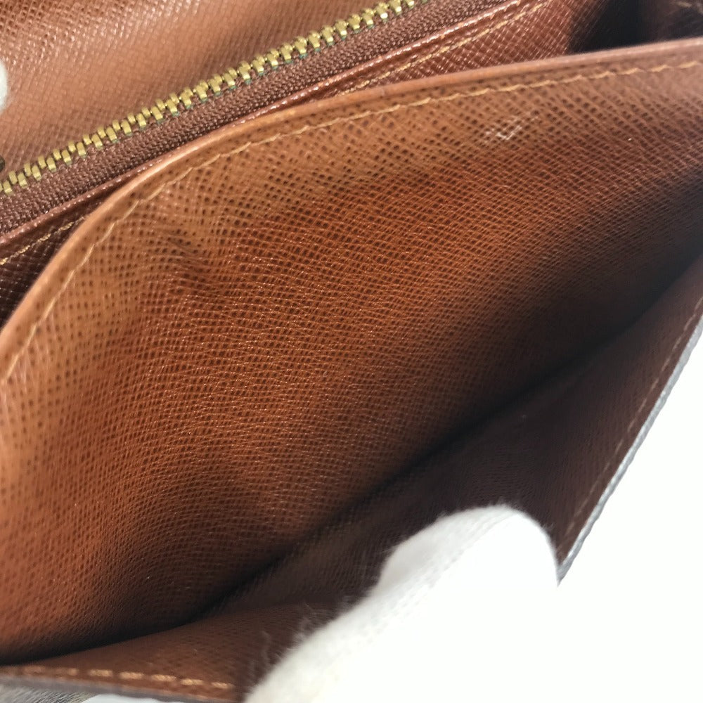 LOUIS VUITTON M61730 モノグラム ポルトモネビエトレゾール コンパクトウォレット フラップ 2つ折り財布 モノグラムキャンバス ユニセックス ブラウン