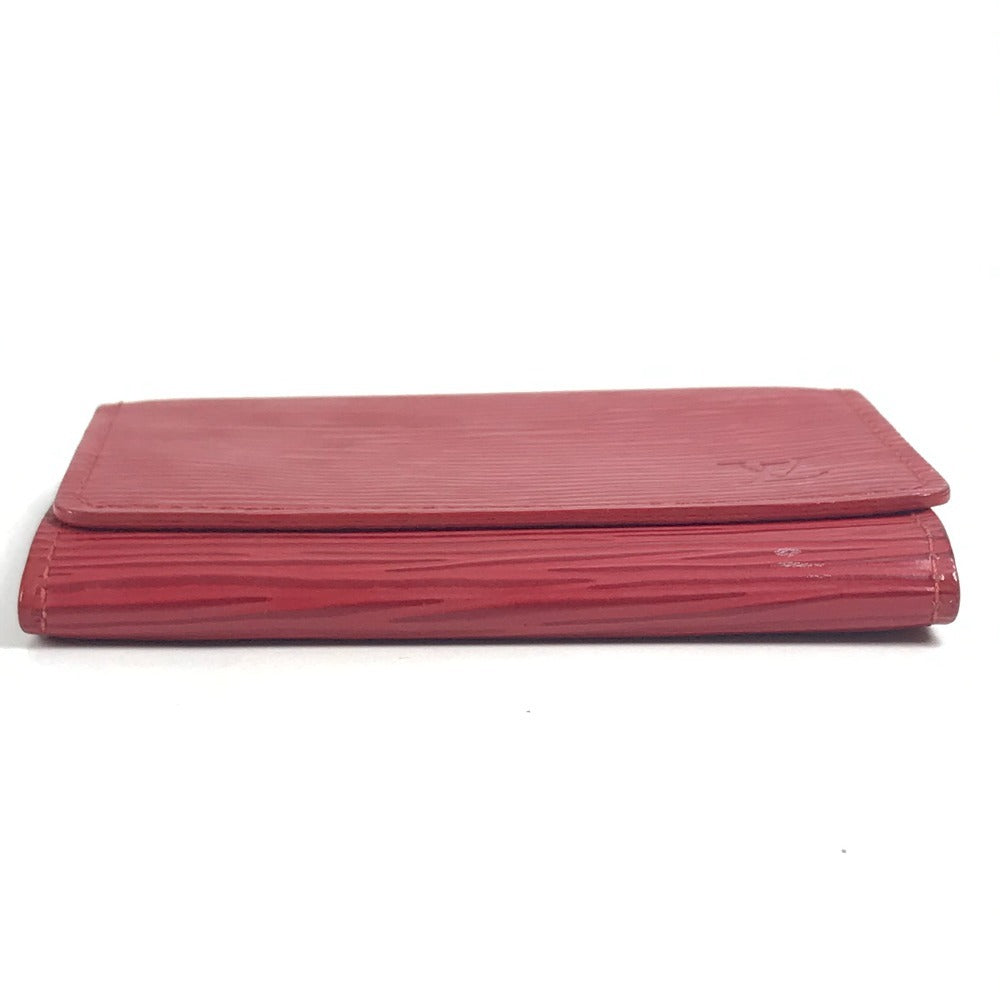 LOUIS VUITTON M5658E エピ アンヴェロップ カルトドゥヴィジット 2つ折り 名刺入れ パスケース カードケース エピレザー ユニセックス カスティリアンレッド レッド