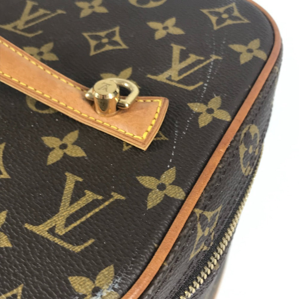 LOUIS VUITTON M47280 モノグラム ニース 2WAYバッグ ショルダーバッグ メイクボックス ミラー付き ハンドバッグ モノグラムキャンバス レディース ブラウン