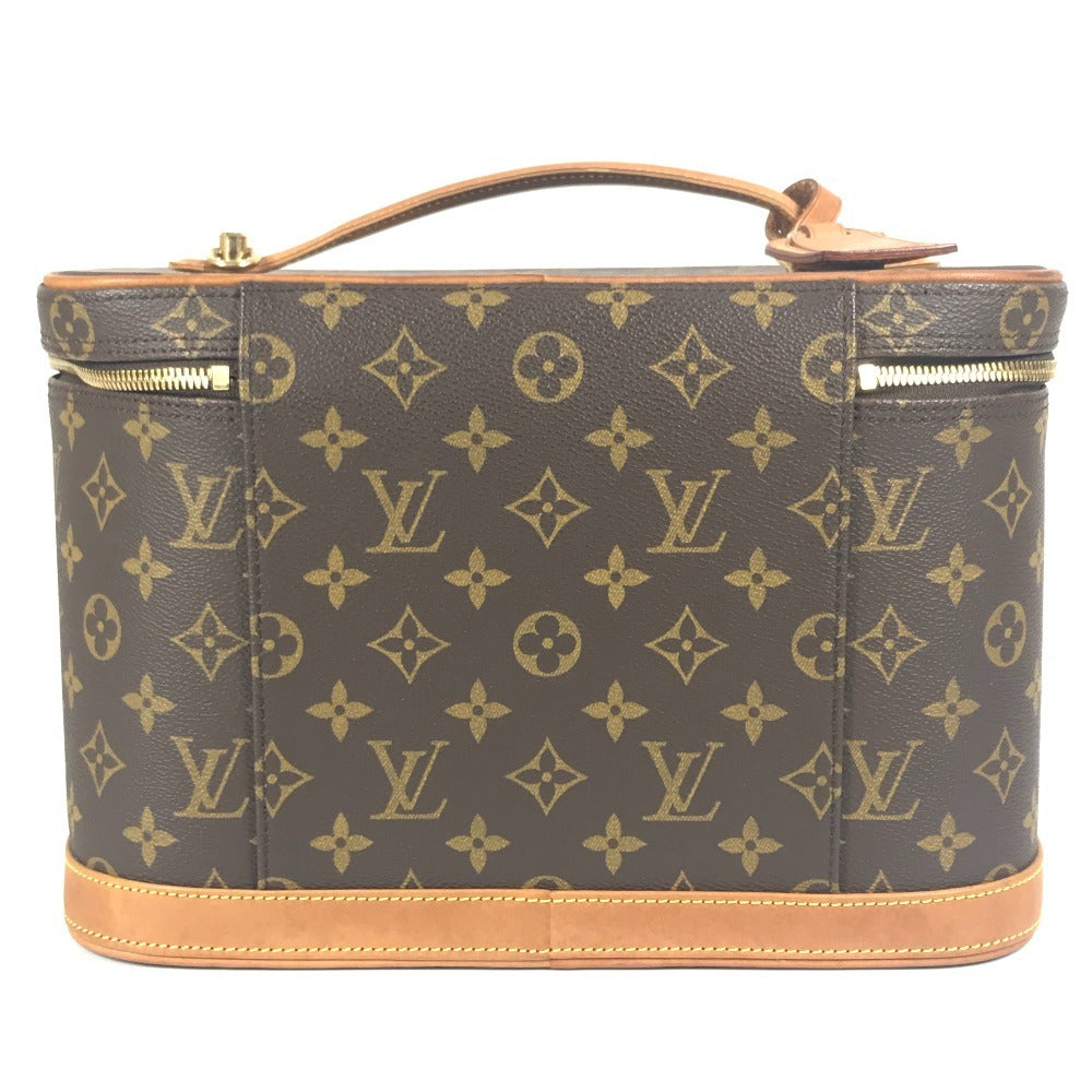 LOUIS VUITTON M47280 モノグラム ニース 2WAYバッグ ショルダーバッグ メイクボックス ミラー付き ハンドバッグ モノグラムキャンバス レディース ブラウン