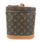 LOUIS VUITTON M47280 モノグラム ニース 2WAYバッグ ショルダーバッグ メイクボックス ミラー付き ハンドバッグ モノグラムキャンバス レディース ブラウン