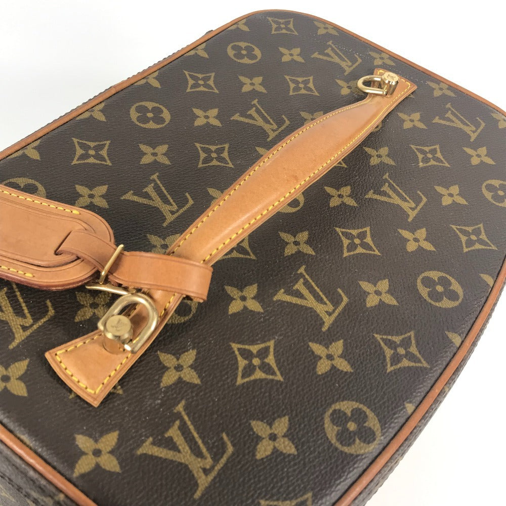 LOUIS VUITTON M47280 モノグラム ニース 2WAYバッグ ショルダーバッグ メイクボックス ミラー付き ハンドバッグ モノグラムキャンバス レディース ブラウン