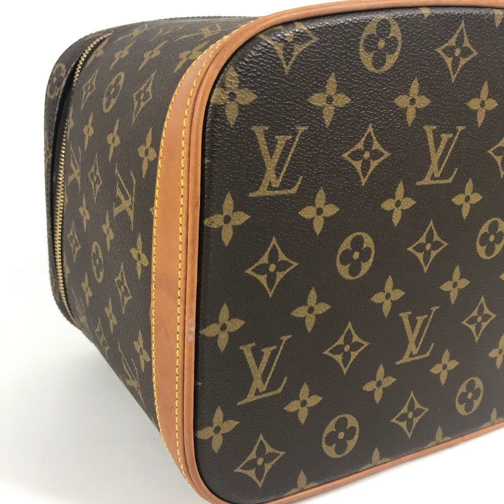 LOUIS VUITTON M47280 モノグラム ニース 2WAYバッグ ショルダーバッグ メイクボックス ミラー付き ハンドバッグ モノグラムキャンバス レディース ブラウン