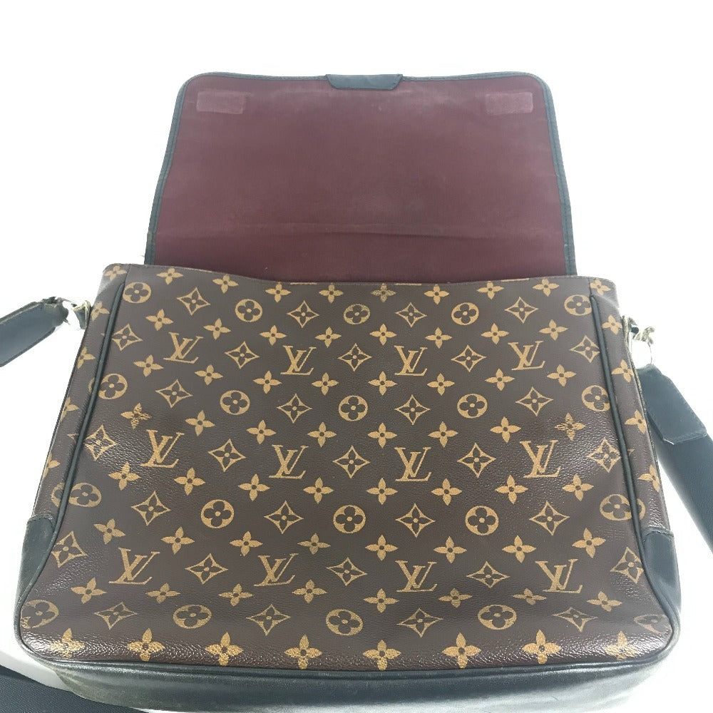 LOUIS VUITTON M40386 モノグラムマカサー バスGM バス GM カバン フラップ 斜め掛け ショルダーバッグ モノグラムマカサーキャンバス ユニセックス ブラウン