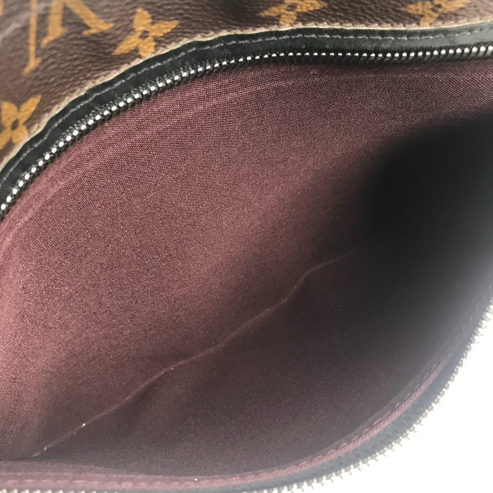 LOUIS VUITTON M40386 モノグラムマカサー バスGM バス GM カバン フラップ 斜め掛け ショルダーバッグ モノグラムマカサーキャンバス ユニセックス ブラウン