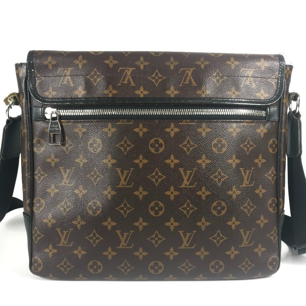 LOUIS VUITTON M40386 モノグラムマカサー バスGM バス GM カバン フラップ 斜め掛け ショルダーバッグ モノグラムマカサーキャンバス ユニセックス ブラウン
