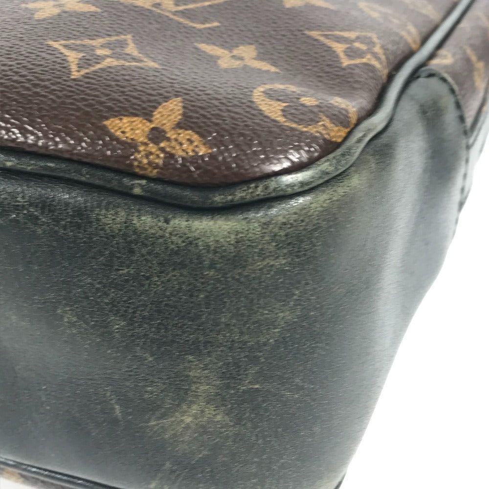 LOUIS VUITTON M40386 モノグラムマカサー バスGM バス GM カバン フラップ 斜め掛け ショルダーバッグ モノグラムマカサーキャンバス ユニセックス ブラウン