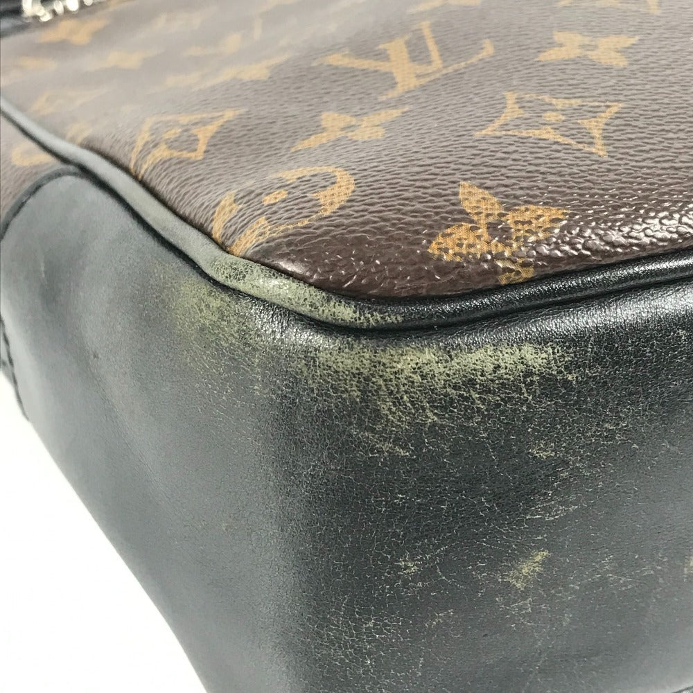 LOUIS VUITTON M40386 モノグラムマカサー バスGM バス GM カバン フラップ 斜め掛け ショルダーバッグ モノグラムマカサーキャンバス ユニセックス ブラウン
