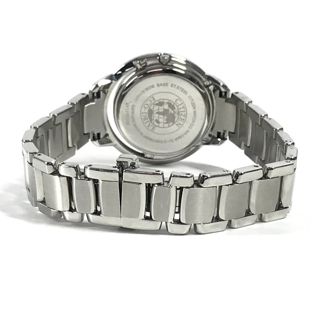 CITIZEN B036-S112451 ダイヤモンド ダイヤ エル エコドライブ レディースウォッチ ウォッチ 黒文字盤 腕時計 SS レディース シルバー