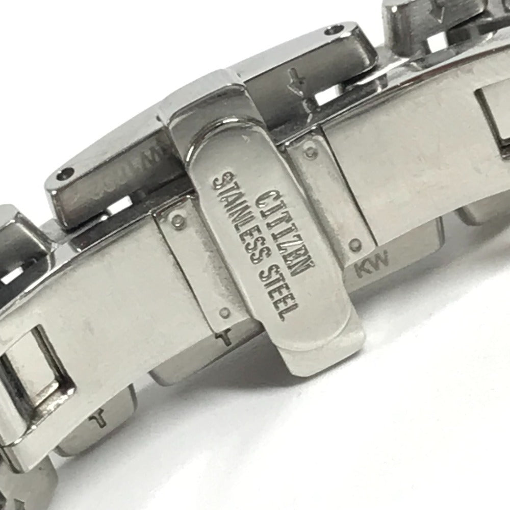 CITIZEN B036-S112451 ダイヤモンド ダイヤ エル エコドライブ レディースウォッチ ウォッチ 黒文字盤 腕時計 SS レディース シルバー