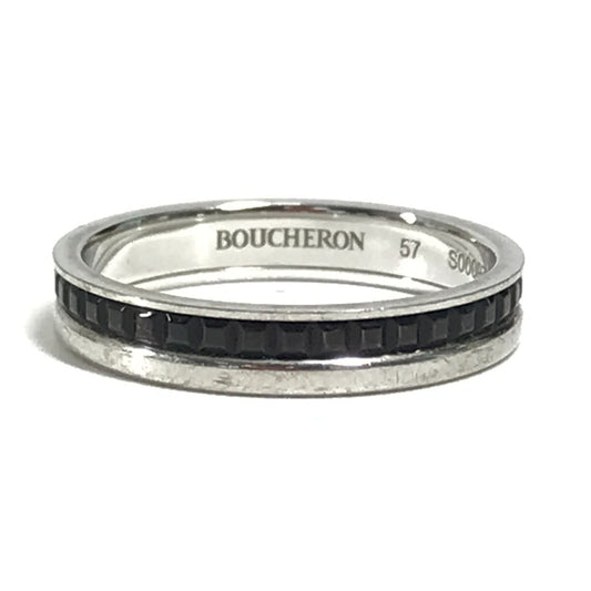 Boucheron アクセサリー ジュエリー キャトル ホワイトゴールド K18 WG リング・指輪 Au750 ユニセックス シルバー