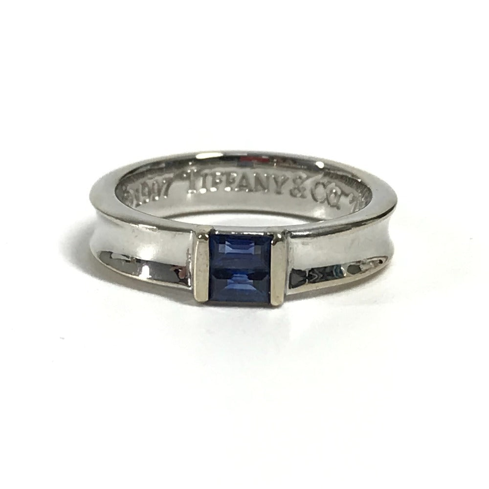 TIFFANY&Co. アクセサリー ジュエリー スタッキング サファイア リング ホワイトゴールド K18 金 リング・指輪 WG750 レディース シルバー