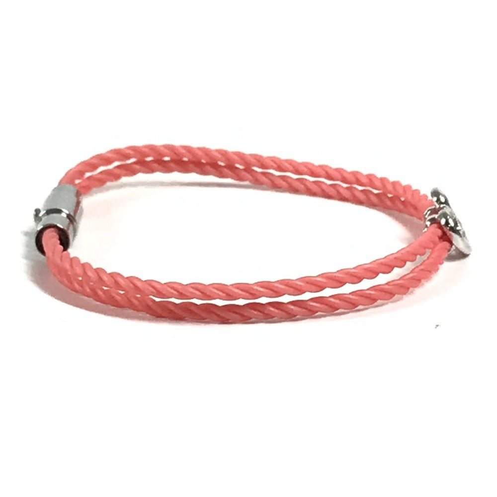 FOREVERMARK アクセサリー ジュエリー イニシャル エンコルディア コードブレスレット ホワイトゴールド WG18 バングル 紐 ブレスレット K18 レディース シルバー