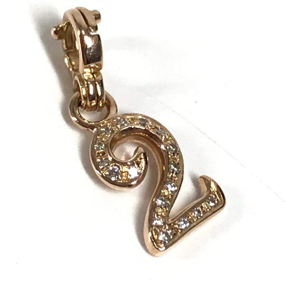 FRANCK MULLER ネックレス ジュエリー アクセサリー チョーカー タリスマン No.2 チャーム ゴールド K18 ペンダントトップ Au750 ユニセックス ピンクゴールド