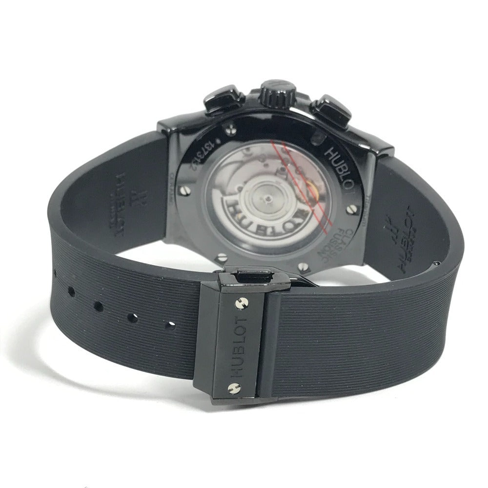 HUBLOT 521.CM.1771.RX 裏スケ クラシックフュージョン ブラックマジック クロノグラフ 自動巻き ウォッチ メンズ時計 腕時計 セラミック メンズ ブラック