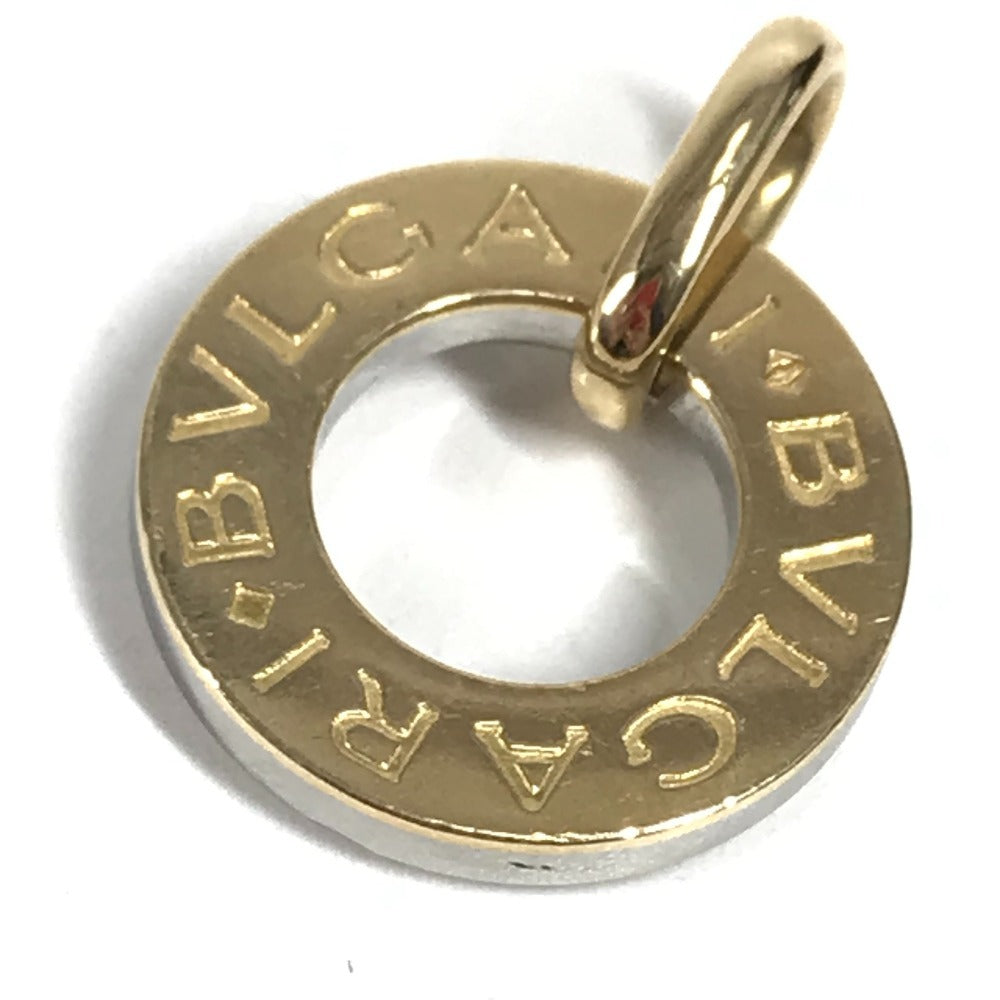 BVLGARI ネックレス ジュエリー アクセサリー チョーカー ロゴ バイカラー ゴールド K18YG ペンダントトップ K18 ユニセックス ゴールド