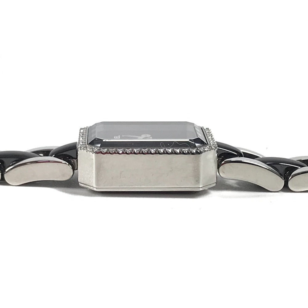 CHANEL H2163 ダイヤモンド ダイヤ ベゼルダイヤ プルミエール レディースウォッチ ウォッチ 腕時計 SS レディース ブラック