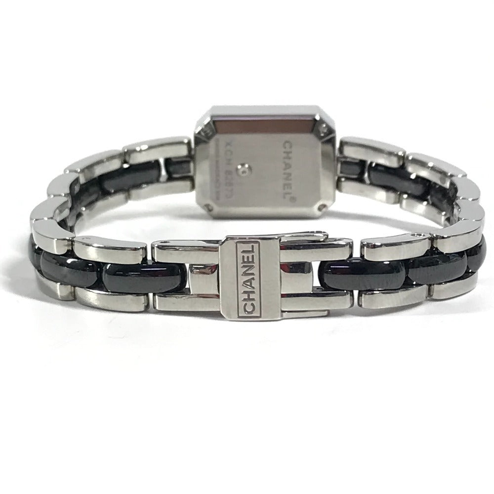 CHANEL H2163 ダイヤモンド ダイヤ ベゼルダイヤ プルミエール レディースウォッチ ウォッチ 腕時計 SS レディース ブラック