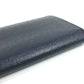 LOUIS VUITTON M30662 Taiga Portefeuille Brazza Long Wallet, Bifold, Taiga Leather, Unisex, Ocean Blue