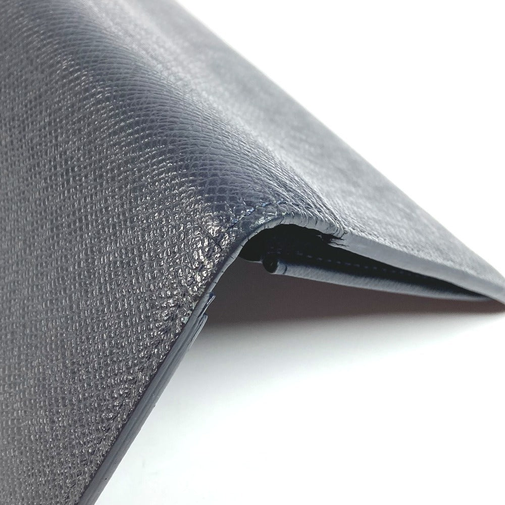 LOUIS VUITTON M30662 Taiga Portefeuille Brazza Long Wallet, Bifold, Taiga Leather, Unisex, Ocean Blue