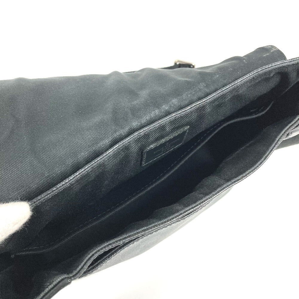 LOUIS VUITTON N41028 ダミエグラフィット ディストリクト PM NM 斜め掛け カバン フラップ ショルダーバッグ ダミエグラフィットキャンバス ユニセックス ブラック
