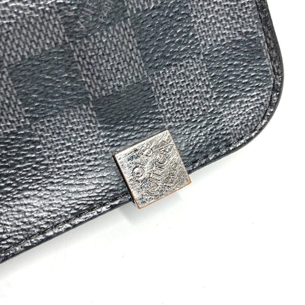 LOUIS VUITTON N41028 ダミエグラフィット ディストリクト PM NM 斜め掛け カバン フラップ ショルダーバッグ ダミエグラフィットキャンバス ユニセックス ブラック