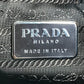 PRADA B9223 Triangle Logo Plaque Tote Bag, Vertical Tote Bag, Shoulder Bag, Nylon, Unisex, Beige