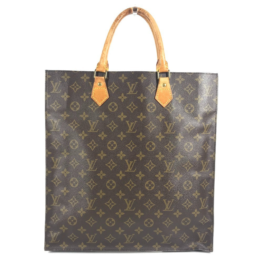 LOUIS VUITTON M51140 モノグラム サックプラ カバン トートバッグ 縦型トート ハンドバッグ モノグラムキャンバス レディース ブラウン