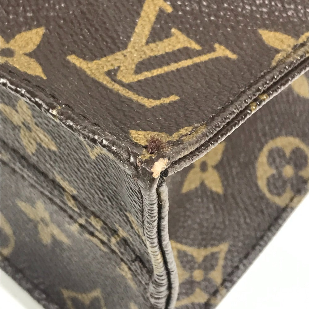 LOUIS VUITTON M51140 モノグラム サックプラ カバン トートバッグ 縦型トート ハンドバッグ モノグラムキャンバス レディース ブラウン